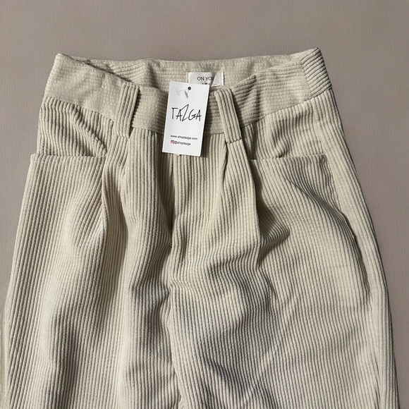 On You Sheina Cream Curdoroy Pants - Picture 3 of 7